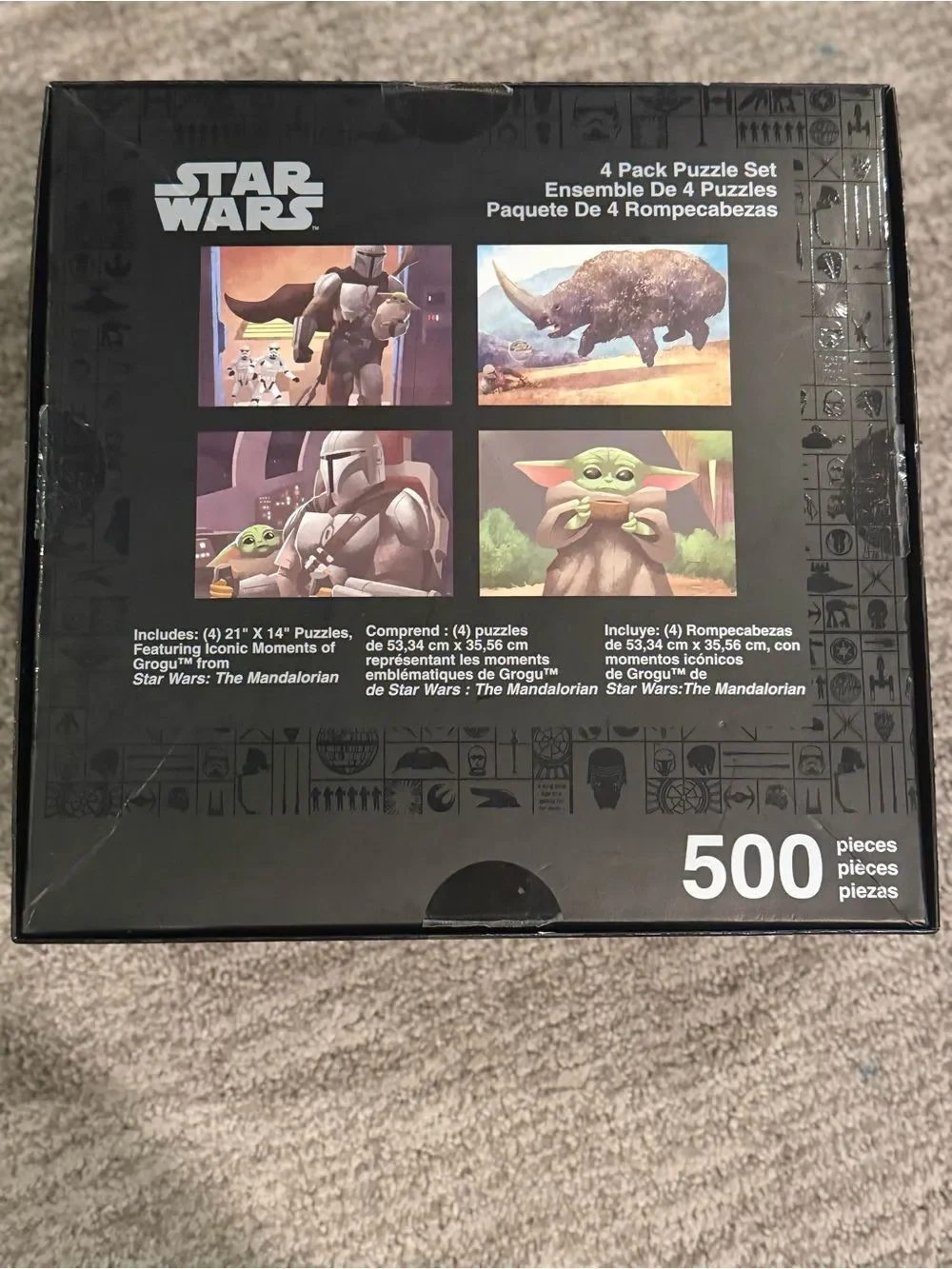 Star Wars The Mandalorian 4-Pack Puzzle Set